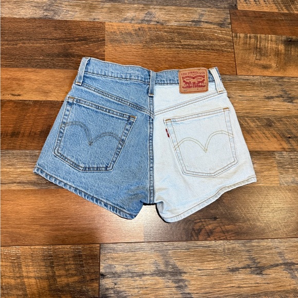 Levi's Pants - Levi's Two-Tone Blue Denim Jean Shorts